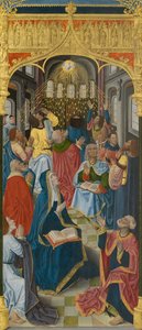 Paneelit Saint-Honorén kartaston alttarista, Thuison-les-Abbeville: Pentecost