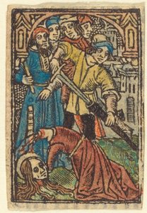 Pyhän Katariinan (?) mestaus
