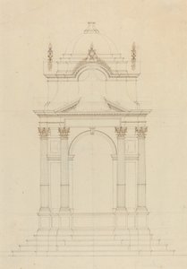 Suunnittelu Baldaquinille tekijältä French 18th Century