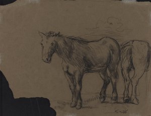 Hevoset tekijältä French 19th Century