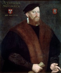 Vanhuksen miehen muotokuva, 1576