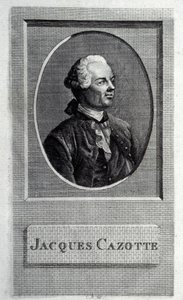 Muotokuva kirjailijasta Jacques Cazotte 1720-1792
