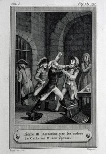 Venäjän keisari Pietari III Fjodorovitšin salamurha 17. heinäkuuta 1762