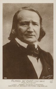 Alfred de Vigny (1797-1863), ranskalainen runoilija ja kirjailija tekijältä French Photographer