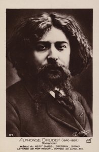 Alphonse Daudet (1840-1897), ranskalainen kirjailija tekijältä French Photographer