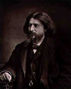Alphonse Daudet (1840–1897), Galerie Contemporainesta, n. 1874–1878 (b/w kuva) tekijältä French Photographer