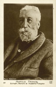Anatole France, ranskalainen runoilija, toimittaja ja kirjailija (m/w kuva) tekijältä French Photographer