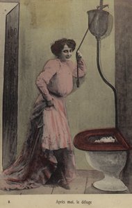 Apres Moi, Le Deluge; Tyttö wc:ssä tekijältä French Photographer