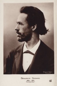 Benjamin Godard, ranskalainen viulisti ja romanttinen säveltäjä (1849-1895) tekijältä French Photographer
