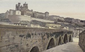 Beziers, Vanha silta ja Saint-Nazairen kirkko (entinen katedraali) tekijältä French Photographer