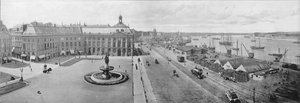 Bordeaux - Pörssi ja satama (b/w kuva) tekijältä French Photographer