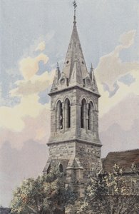Bourbonne-les-Bains, kirkko, kellotorni ja torni tekijältä French Photographer