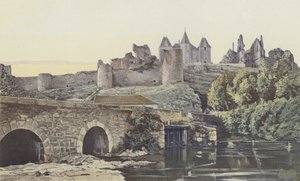 Bressuire, Linnan rauniot, Ulkopuoli, S O -näkymä tekijältä French Photographer