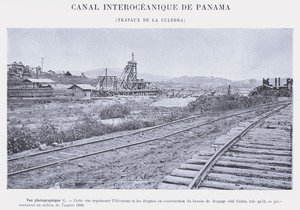 Panaman valtamertenvälinen kanava, Culebra Works (m/w kuva) tekijältä French Photographer