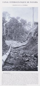 Panaman valtamertenvälinen kanava, Culebra Works (m/w kuva) tekijältä French Photographer