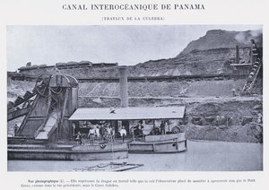 Panaman valtamertenvälinen kanava, Culebra Works (m/w kuva) tekijältä French Photographer