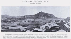 Panaman valtamertenvälinen kanava, Culebra Works (m/w kuva) tekijältä French Photographer