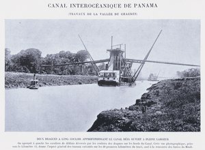 Panaman valtamertenvälinen kanava, Chagres Valley Works (m/w kuva) tekijältä French Photographer