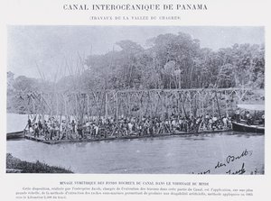 Panaman valtamertenvälinen kanava, Chagres Valley Works (m/w kuva) tekijältä French Photographer
