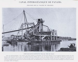 Panaman valtamertenvälinen kanava, Chagres Valley Works (m/w kuva) tekijältä French Photographer