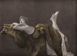 Collette Villy, ranskalainen näyttelijä (värillinen kuva) tekijältä French Photographer