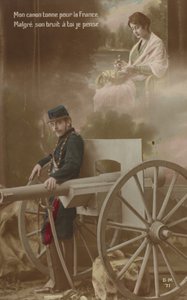 Ranskan kanonien melusta huolimatta ajattelen sinua (sävytetty kuva) tekijältä French Photographer