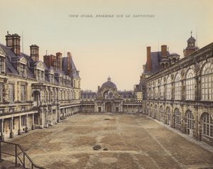 Fontainebleau: Cour Ovale, Ensemble Baptisteriumissa (värikuva) tekijältä French Photographer