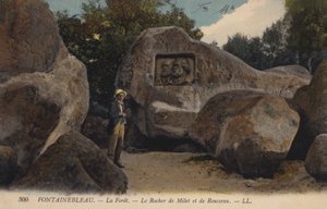 Fontainebleau, La Foret, Miletuksen kallio ja Rousseau tekijältä French Photographer