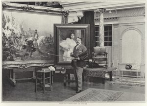 Francois Flameng työpajassaan tekijältä French Photographer