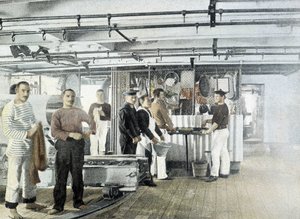 Ranskan laivasto, 1800-luvun loppu: Upseerien keittiö - Raamattu. des Arts deco. tekijältä French Photographer