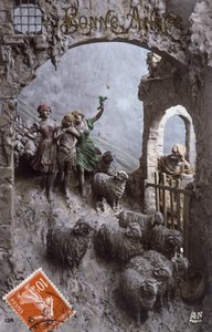 Ranskalainen postikortti, joka on päivätty noin tekijältä French Photographer