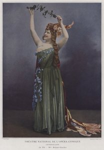 Georgette Brejean-Graviere keijuna Cendrillonissa (värillinen kuva)