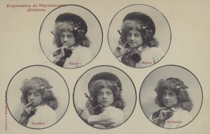 Tyttö vetää kasvoja (m/w kuva) tekijältä French Photographer