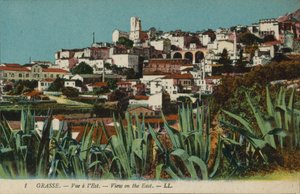 Grasse: näkymä itään (värillinen kuva) tekijältä French Photographer