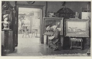 Jean-Leon Gerome työpajassaan tekijältä French Photographer
