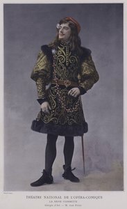 Jean Perier Giorgio dAstina La Reine Fiammettessa (värillinen kuva)