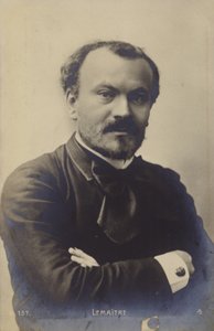 Jules Lemaitre (1853-1914), ranskalainen kriitikko ja näytelmäkirjailija. tekijältä French Photographer