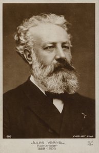 Jules Verne (1828-1905), ranskalainen kirjailija tekijältä French Photographer