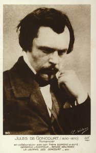 Jules de Goncourt (1830-1870), ranskalainen kirjailija tekijältä French Photographer