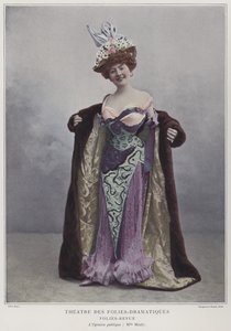 Juliette Mealy, ranskalainen näyttelijä ja laulaja (värillinen kuva)
