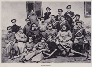 Venäjän armeija: Upseeriryhmä (m/v kuva) tekijältä French Photographer
