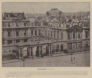 Pariisin kommuuni, Palais-Royal, ulkonäkymä (m/v kuva) tekijältä French Photographer