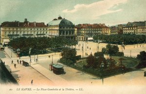 Le Havre, Place Gambetta, Teatteri tekijältä French Photographer