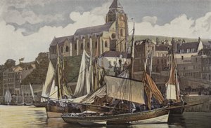 Le Treport, kirkko ja satama tekijältä French Photographer