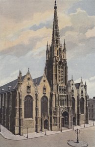 Lille, Saint-Mauricen kirkon läntinen julkisivu tekijältä French Photographer