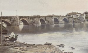 Limoges, Pont Saint-Martial, Näkymä ylävirtaan (Vienen vasen ranta) tekijältä French Photographer
