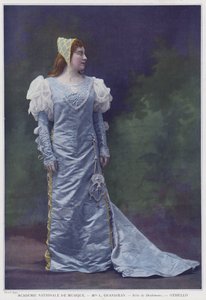 Louise Grandjean Desdemonana Othellossa (värillinen kuva)