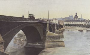 Lyon, Guillotieren silta ja Hotel-Dieun kirkko tekijältä French Photographer