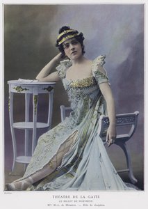 Marie-Louise de Miramon Josephinena elokuvassa Le Billet de Josephine (värillinen kuva)
