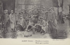 Maxim-ase asennossa, Albert, Somme, Ensimmäinen maailmansota (m/w kuva) tekijältä French Photographer